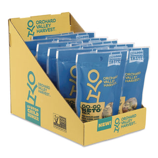 Orchard Valley Harvest Go-Go Keto Mix - Grain-free, Gluten-free, No Artificial Color, No Artificial Flavor, Preservative-free, Resealable Bag - Crunch, Walnut, Almond, Peanut, Blueberry - 1 Serving Bag - 1.85 oz - 14 / Carton