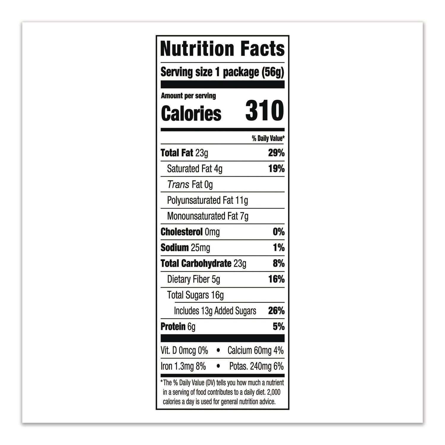 Orchard Valley Harvest OMG Omega-3 Mix - Gluten-free, No Artificial Color, No Artificial Flavor, Preservative-free, Resealable Bag - Crunch, Walnut, Dried Cranberries, Pistachio, Almond - 1 Serving Bag - 2 oz - 14 / Carton