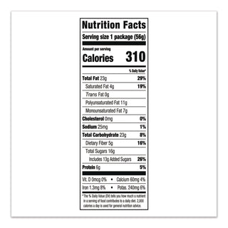 Orchard Valley Harvest OMG Omega-3 Mix - Gluten-free, No Artificial Color, No Artificial Flavor, Preservative-free, Resealable Bag - Crunch, Walnut, Dried Cranberries, Pistachio, Almond - 1 Serving Bag - 2 oz - 14 / Carton