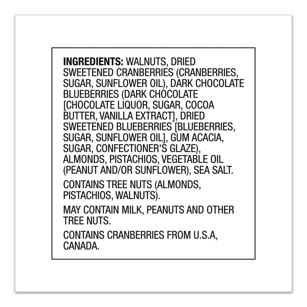 Orchard Valley Harvest OMG Omega-3 Mix - Gluten-free, No Artificial Color, No Artificial Flavor, Preservative-free, Resealable Bag - Crunch, Walnut, Dried Cranberries, Pistachio, Almond - 1 Serving Bag - 2 oz - 14 / Carton
