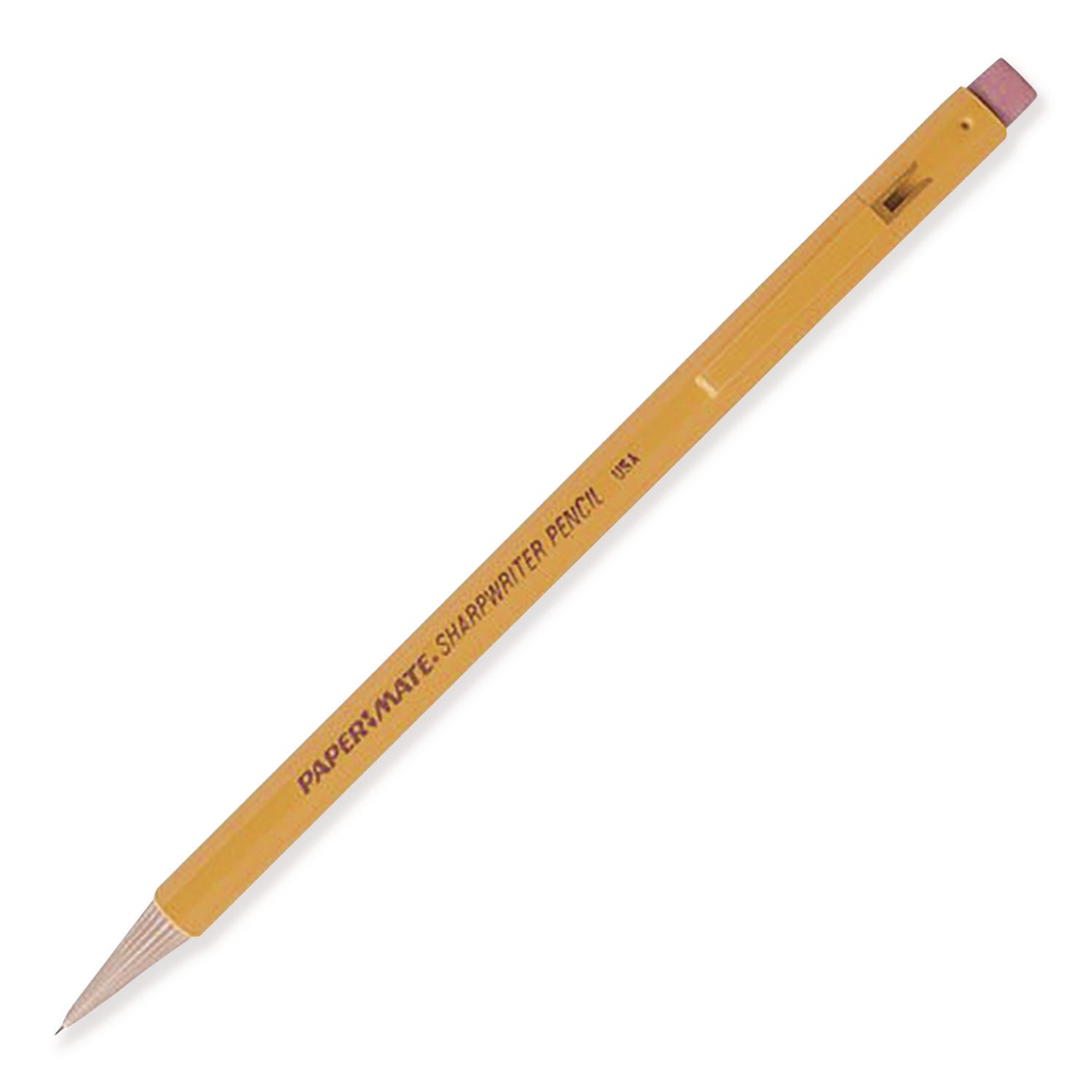 Paper Mate Sharp Writer Mechanical Pencils - Yellow Barrel - 5 / Pack