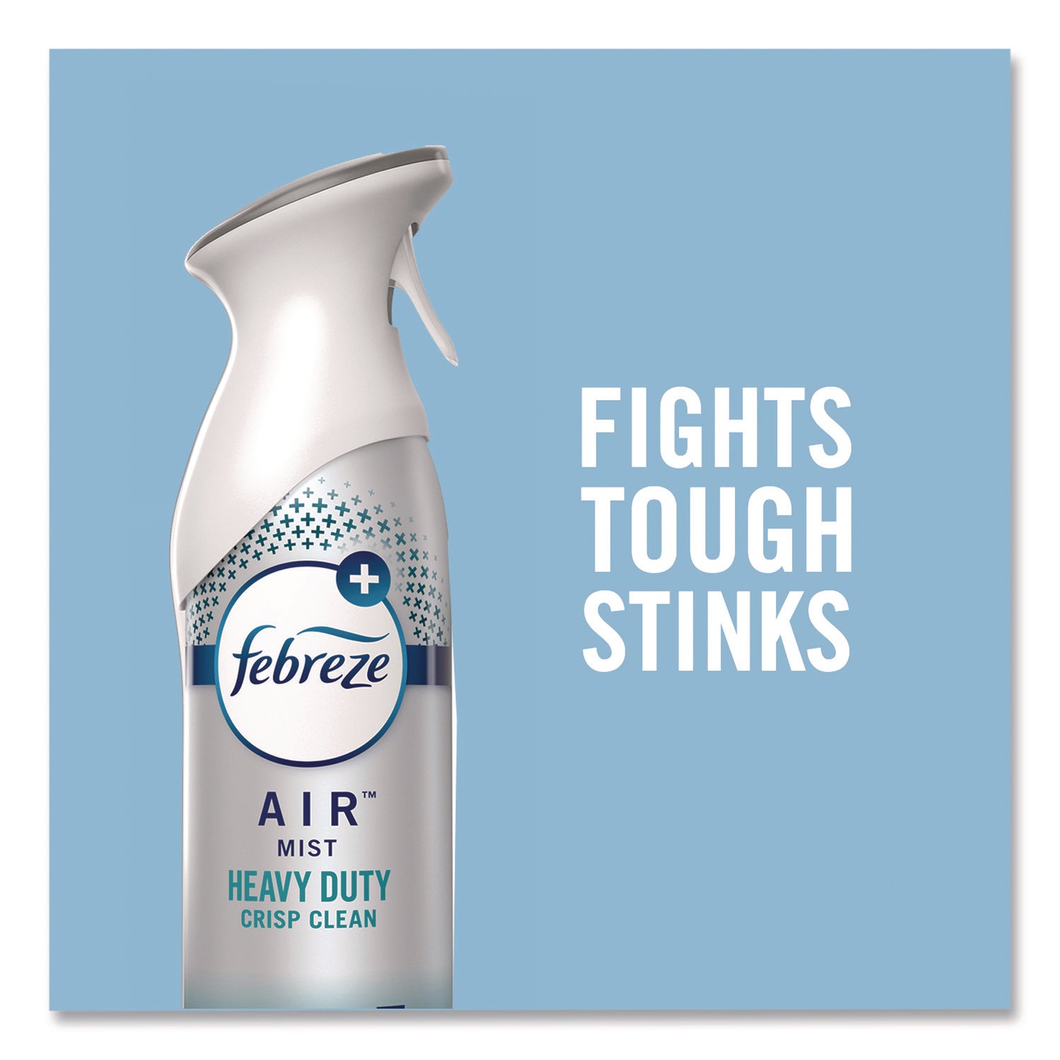 Febreze Air Freshener Spray - Spray - 8.8 fl oz (0.3 quart) - Crisp Clean - 3 / Pack - Odor Neutralizer, VOC-free, Heavy Duty
