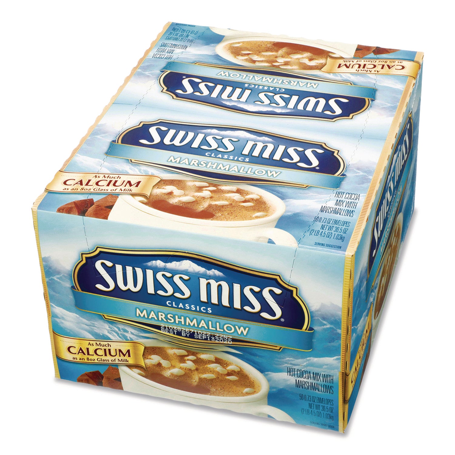 Swiss Miss Milk Chocolate Hot Cocoa Mix - Powder - 0.73 oz - 50 / Box
