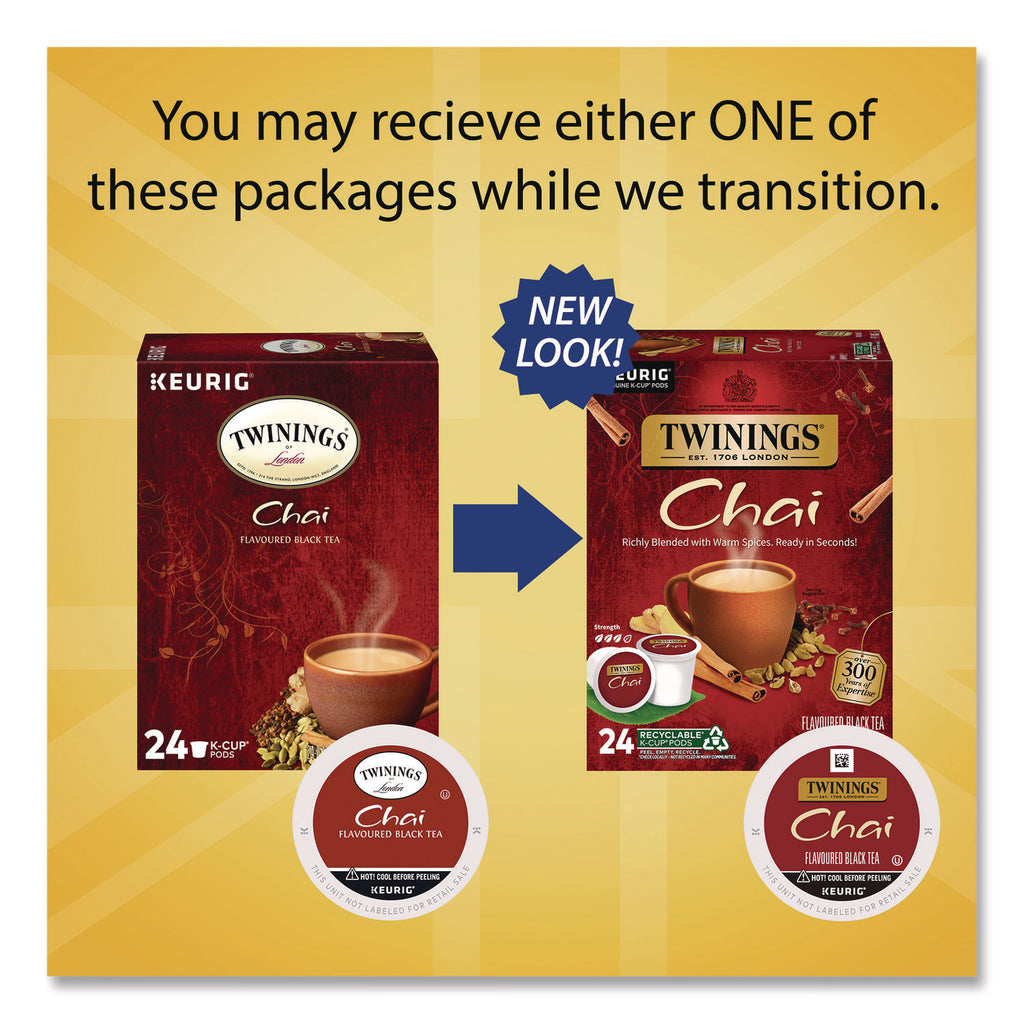 Twinings of London Chai Flavoured Black Tea K-Cup