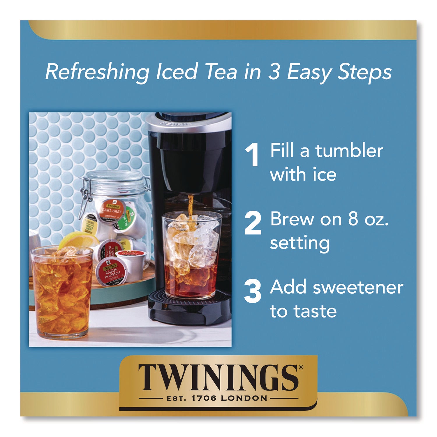 Twinings of London English Breakfast Black Tea K-Cup