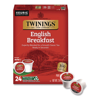 Twinings of London English Breakfast Black Tea K-Cup