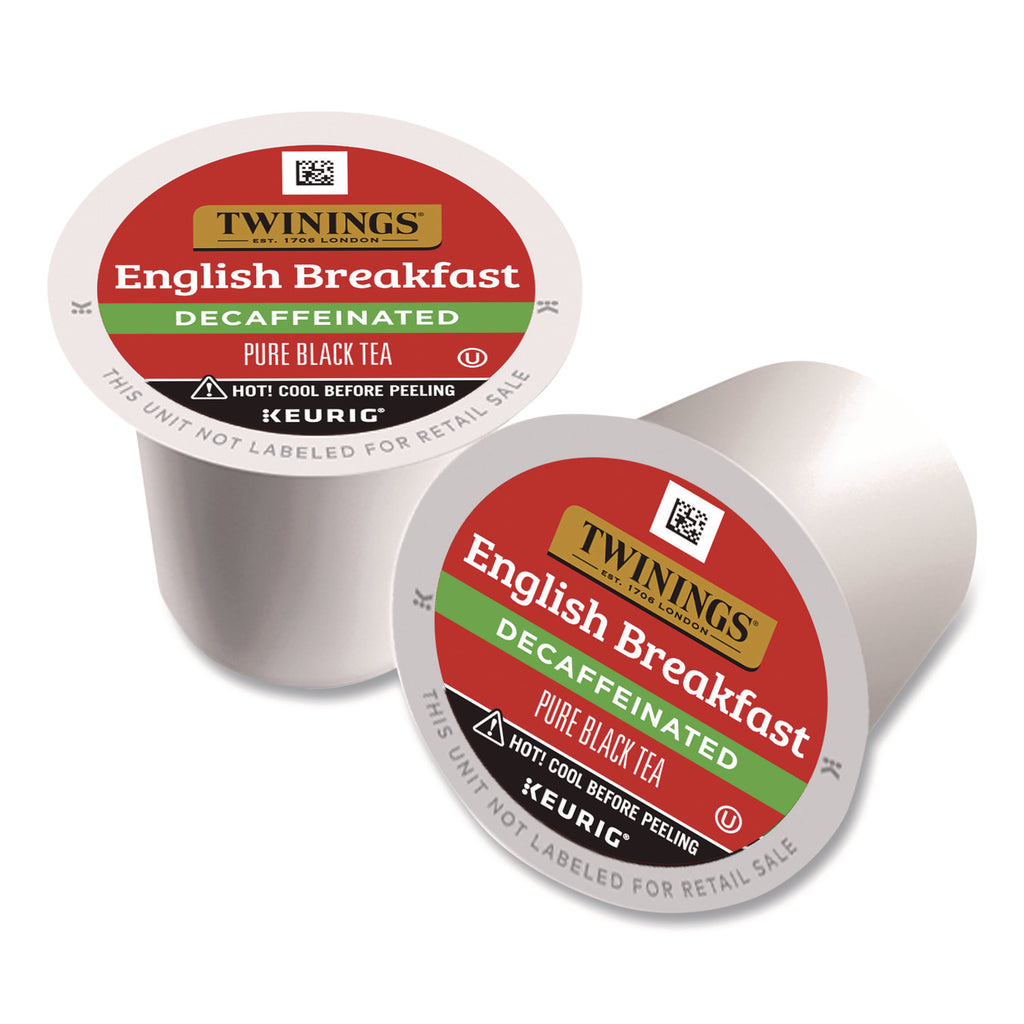 Twinings of London Decaf English Breakfast Black Tea K-Cup