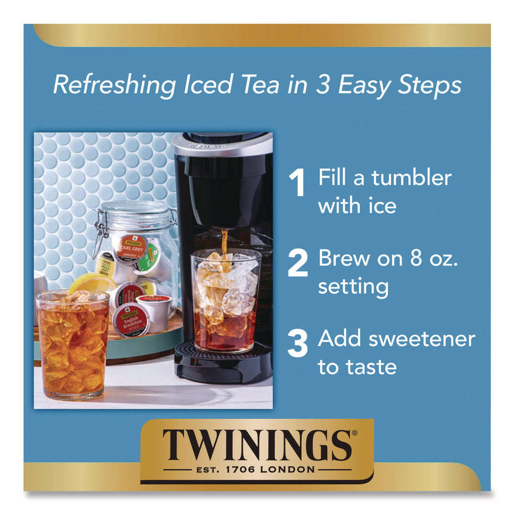 Twinings of London Decaf English Breakfast Black Tea K-Cup