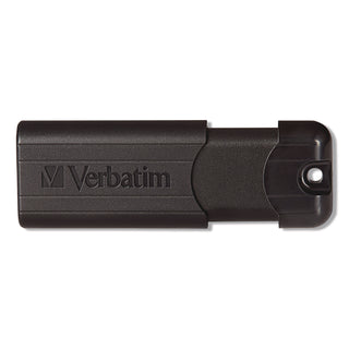 Microban 32GB PinStripe USB 3.2 Flash Drive Business Pack - 32 GB - USB 3.2 (Gen 1) Type A - Black - Lifetime Warranty - 10 / Pack