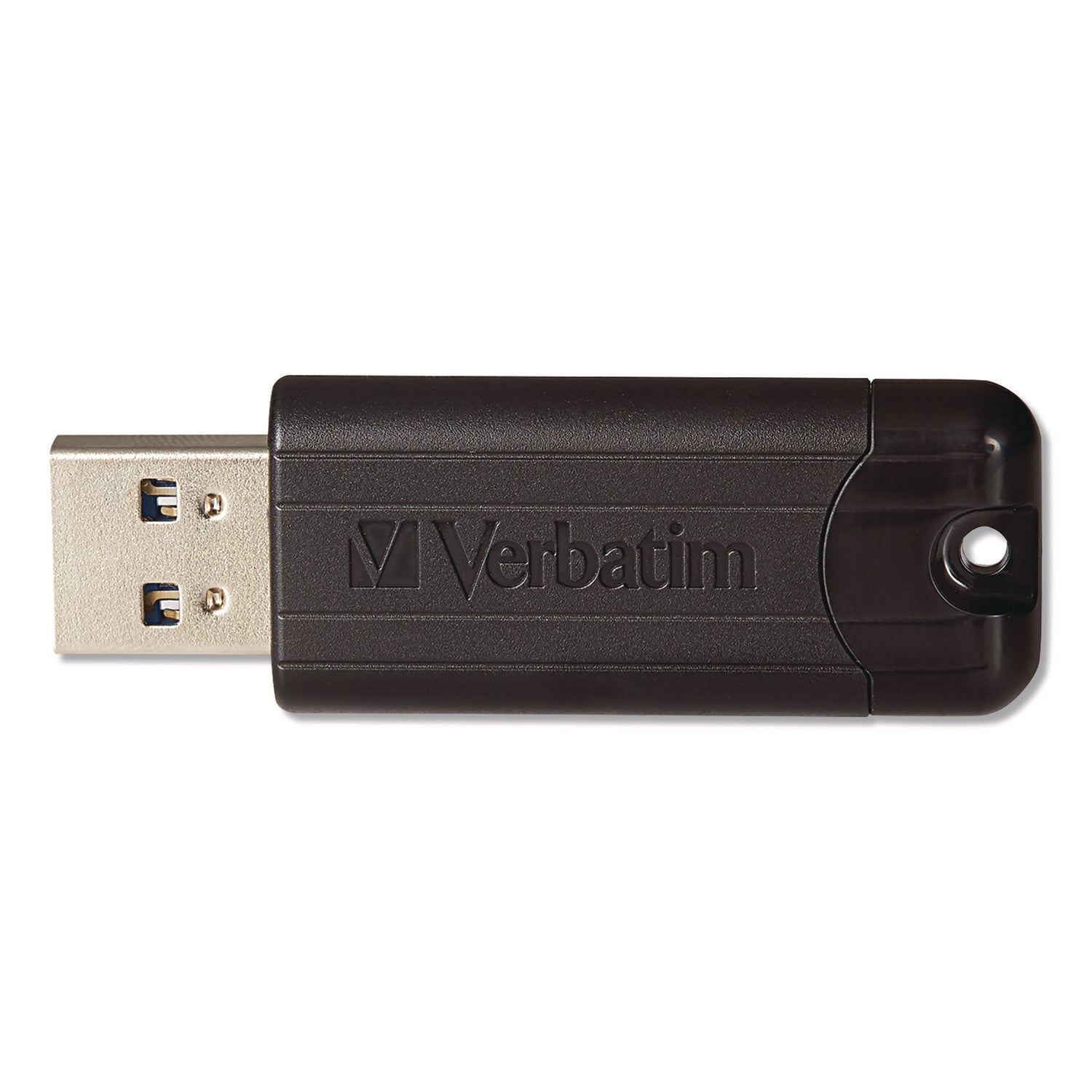 Microban 32GB PinStripe USB 3.2 Flash Drive Business Pack - 32 GB - USB 3.2 (Gen 1) Type A - Black - Lifetime Warranty - 10 / Pack