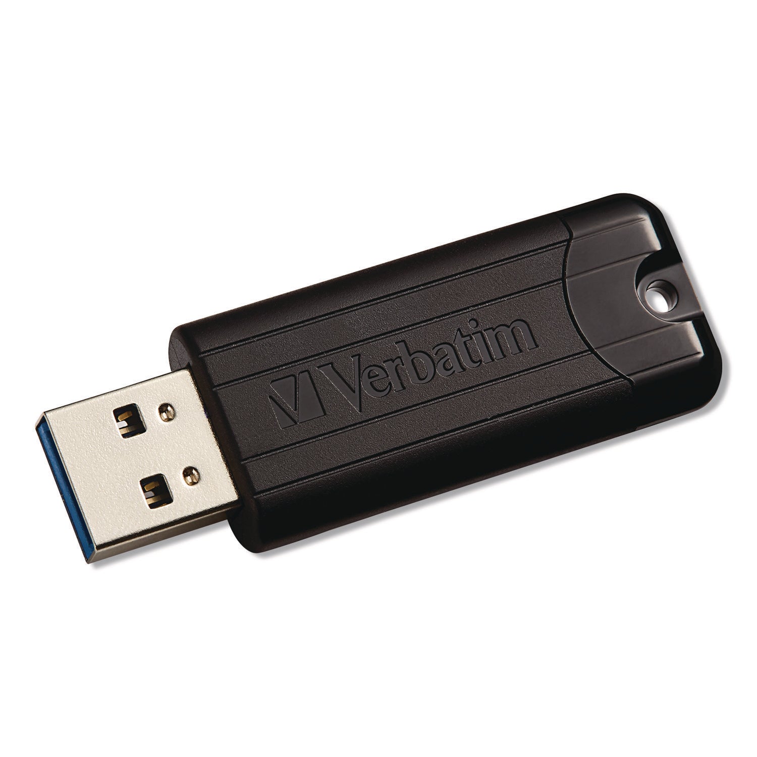 Microban 32GB PinStripe USB 3.2 Flash Drive Business Pack - 32 GB - USB 3.2 (Gen 1) Type A - Black - Lifetime Warranty - 10 / Pack