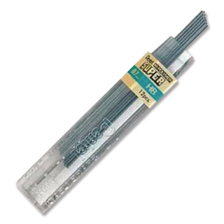 Pentel Super Hi-Polymer Leads - 0.7 mmMedium Point - HB - Black - 144 / Box