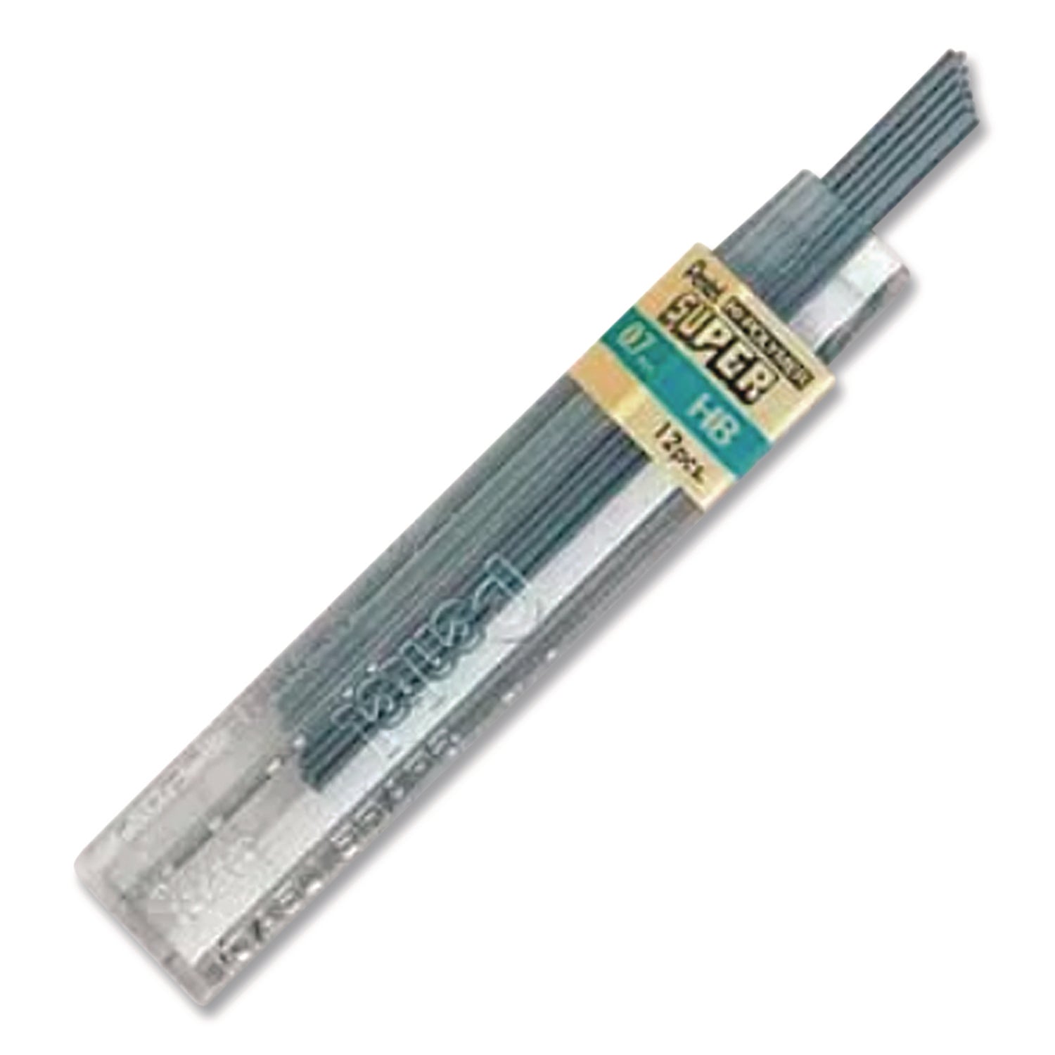 Pentel Super Hi-Polymer Leads - 0.7 mmMedium Point - HB - Black - 144 / Box