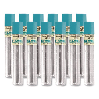 Pentel Super Hi-Polymer Leads - 0.7 mmMedium Point - HB - Black - 144 / Box