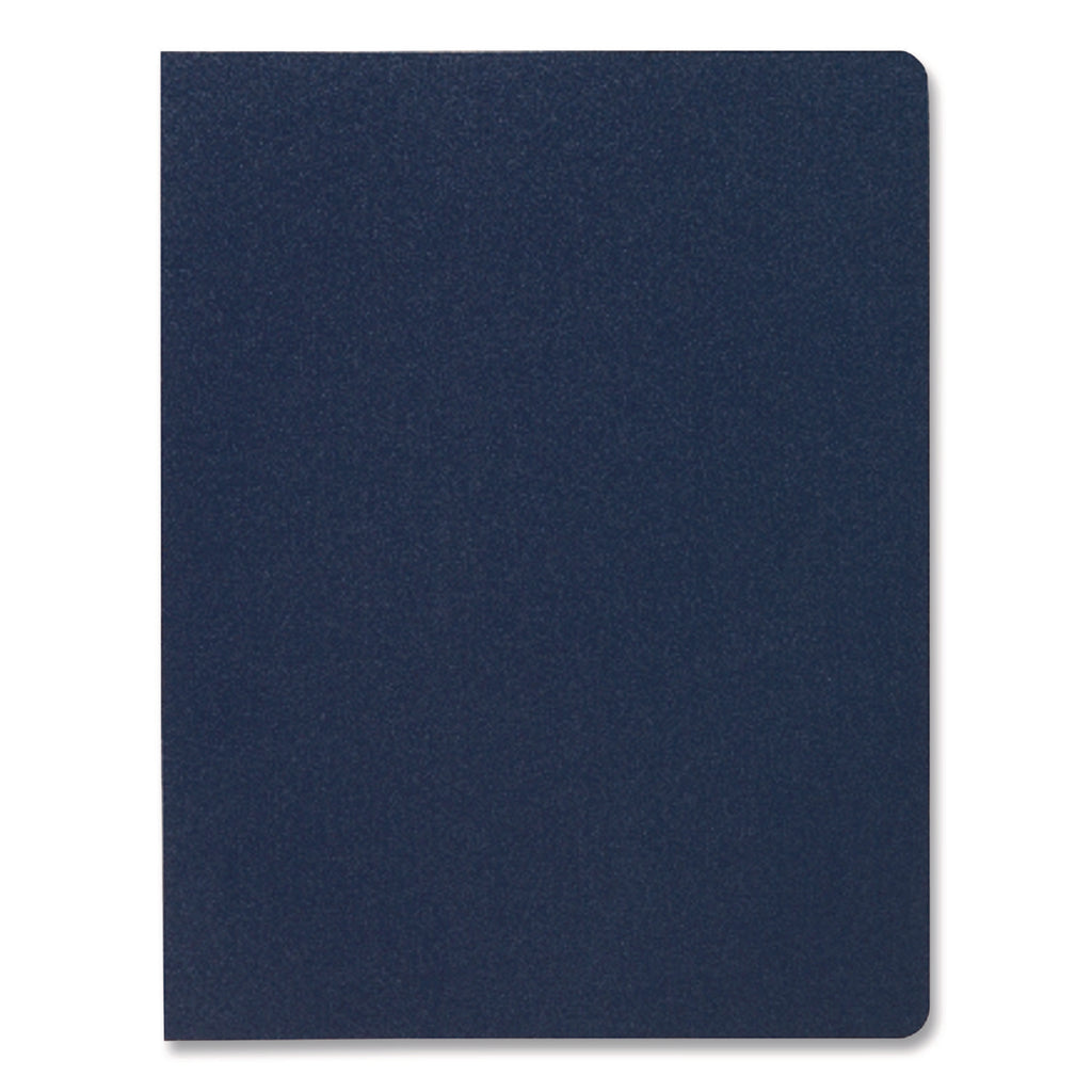 GBC Designer Letter Presentation Cover - 8 3/4" x 11 1/4" - Poly - Navy - 25 / Pack