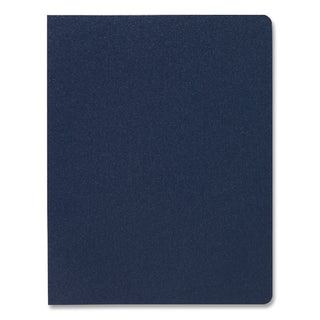 GBC Designer Letter Presentation Cover - 8 3/4" x 11 1/4" - Poly - Navy - 25 / Pack