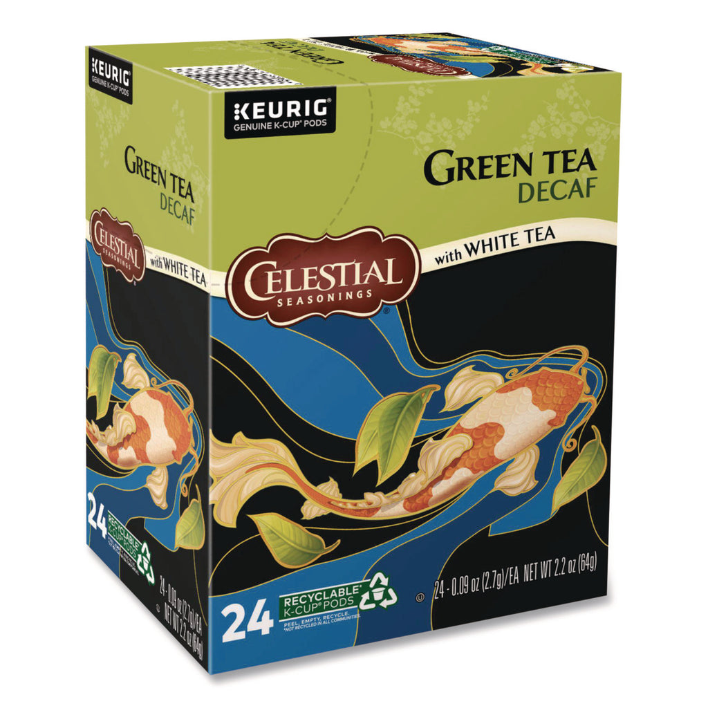Decaffeinated Green Tea K-Cups, 24/Box