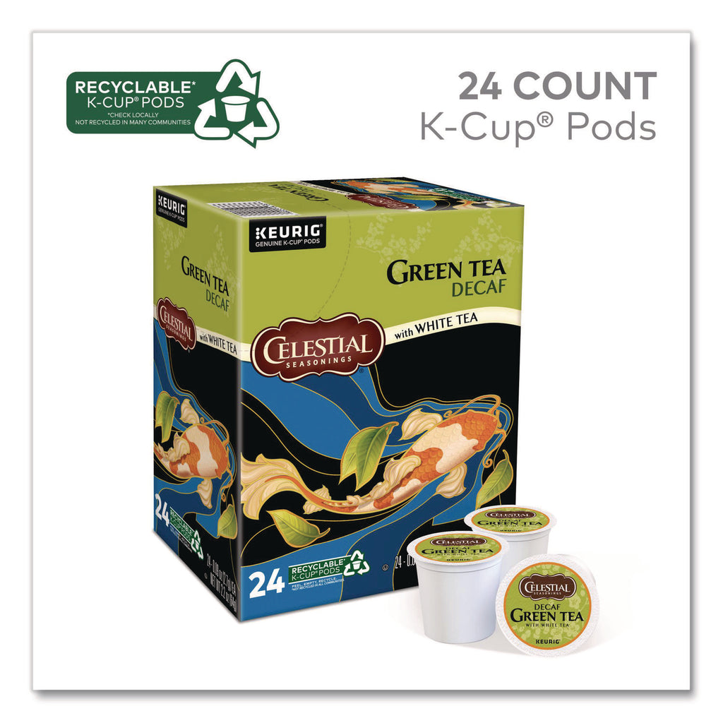 Decaffeinated Green Tea K-Cups, 24/Box