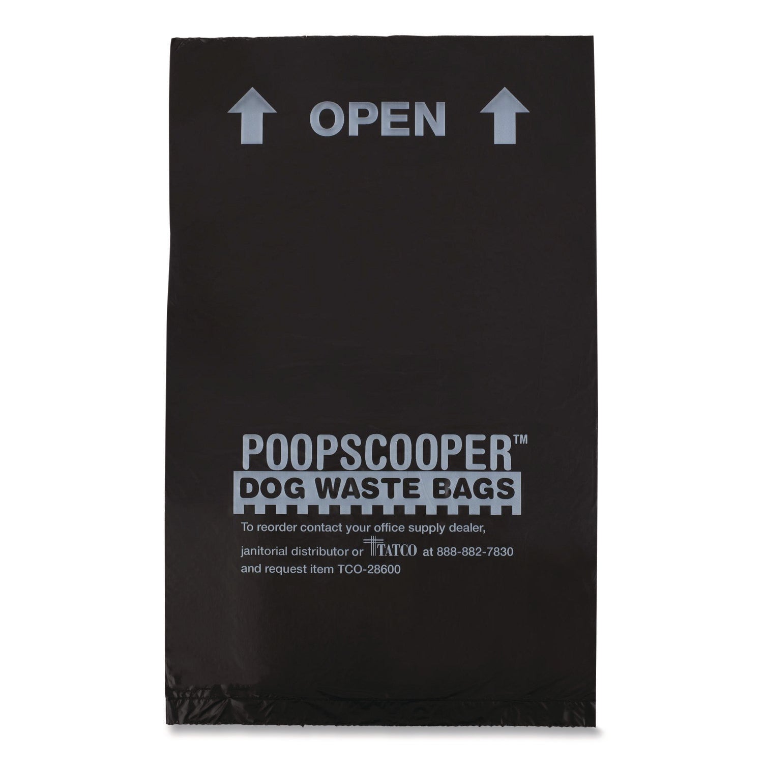 Tatco Dog Waste Station Refill Bags - Black - 10/Carton - 200 Per Box - Waste Disposal, Office, Park, Home