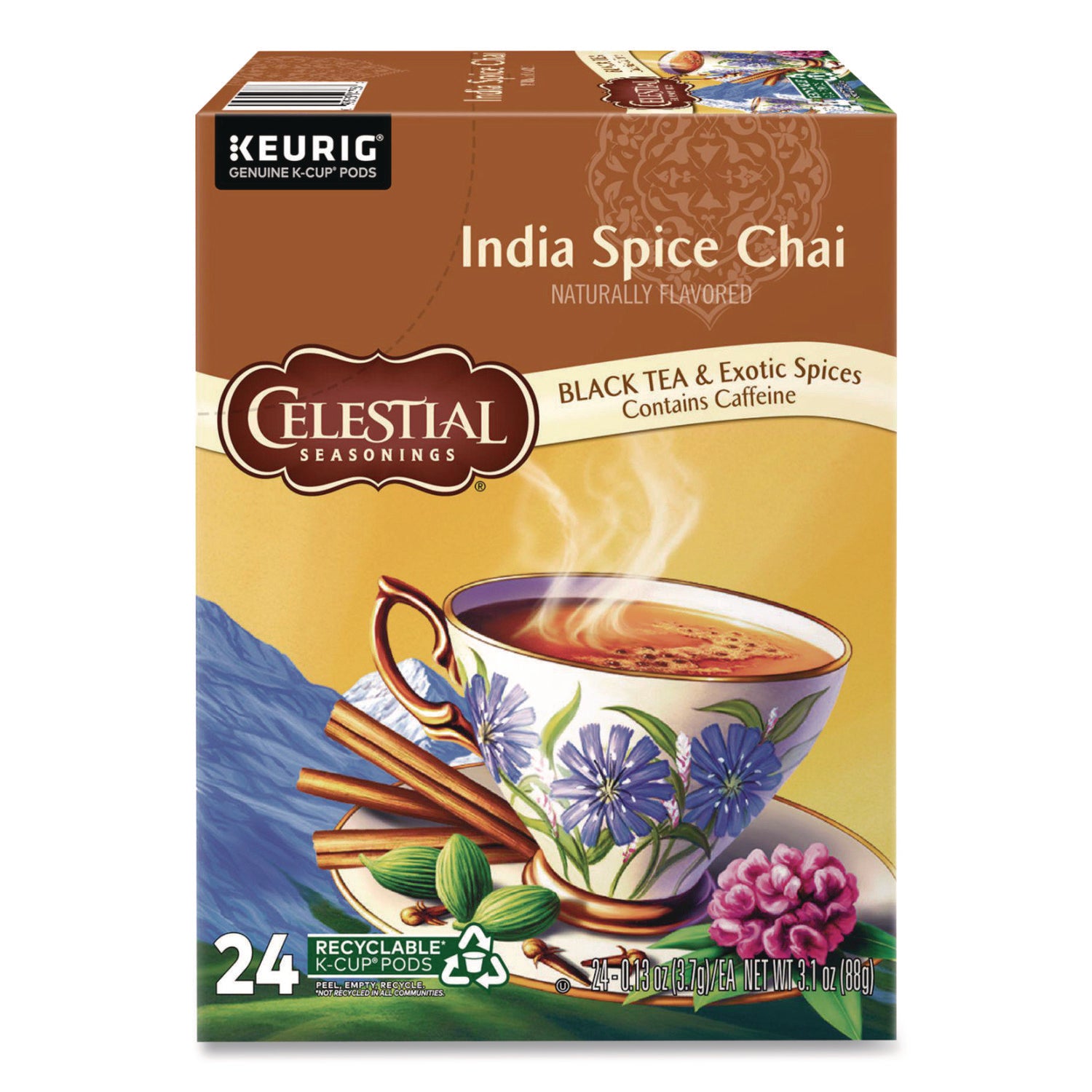 India Spice Chai Tea K-Cups, 24/Box