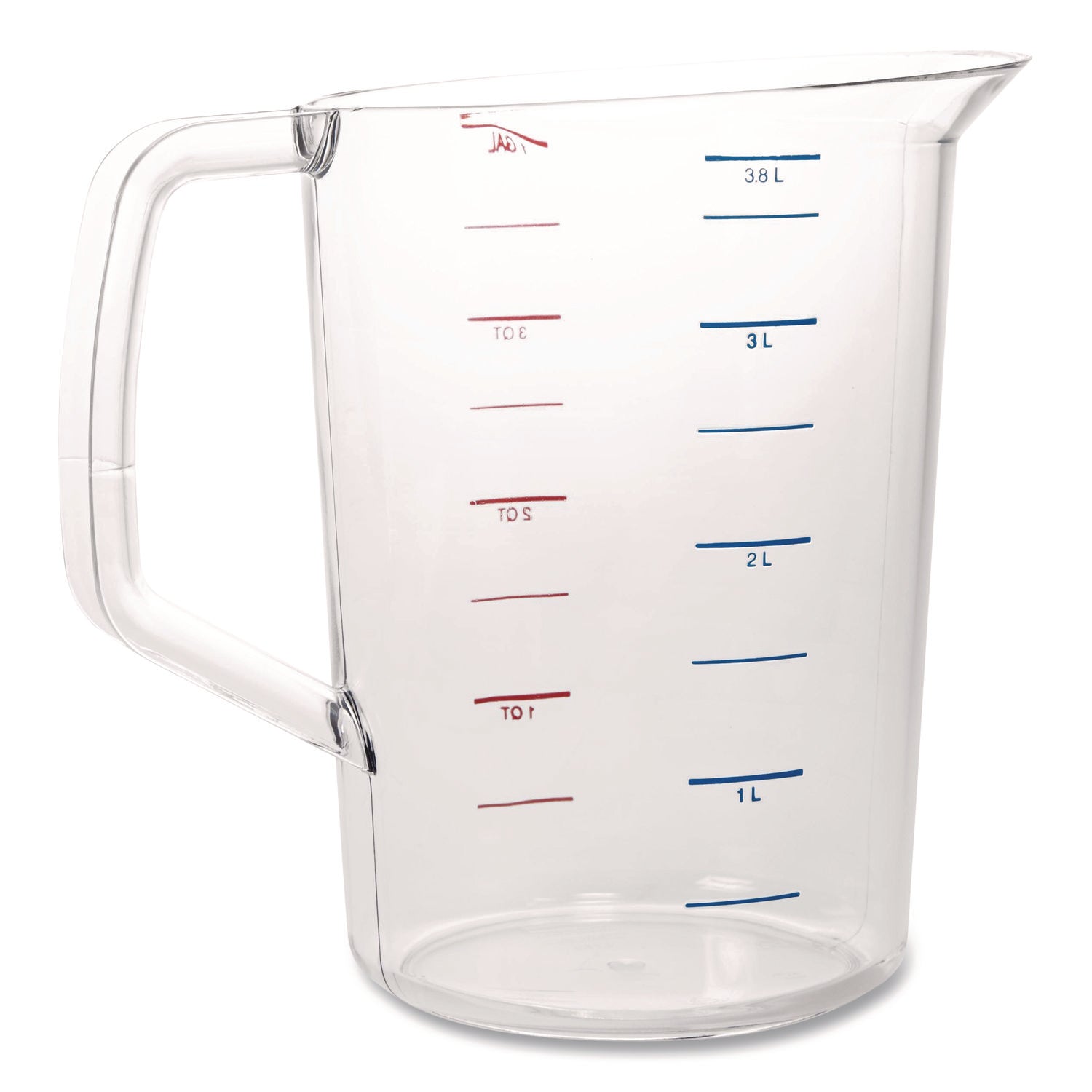 Bouncer Measuring Cup, 4 qt, Clear