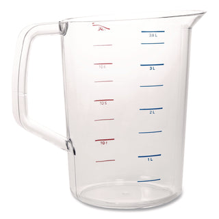 Bouncer Measuring Cup, 4 qt, Clear