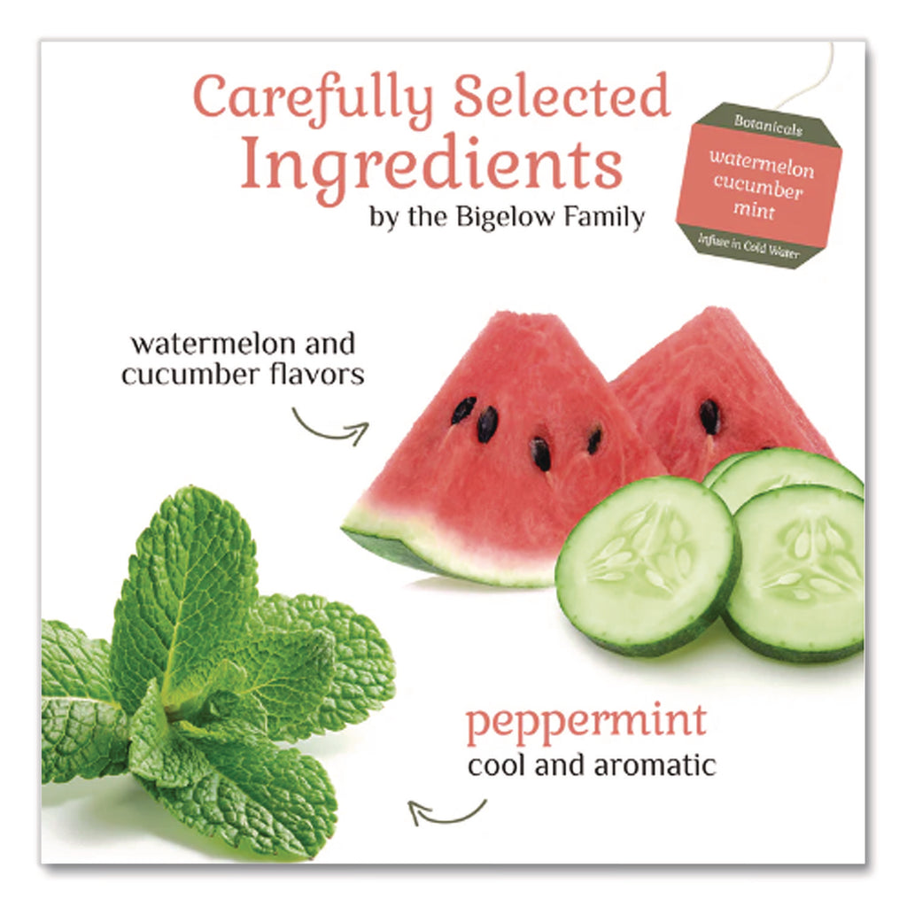 Botanicals Watermelon Cucumber Mint Cold Water Herbal Infusion, 0.7 oz Tea Bag, 18/Box
