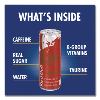 The Red Edition Energy Drink, Watermelon, 8.4 oz Can, 24/Carton