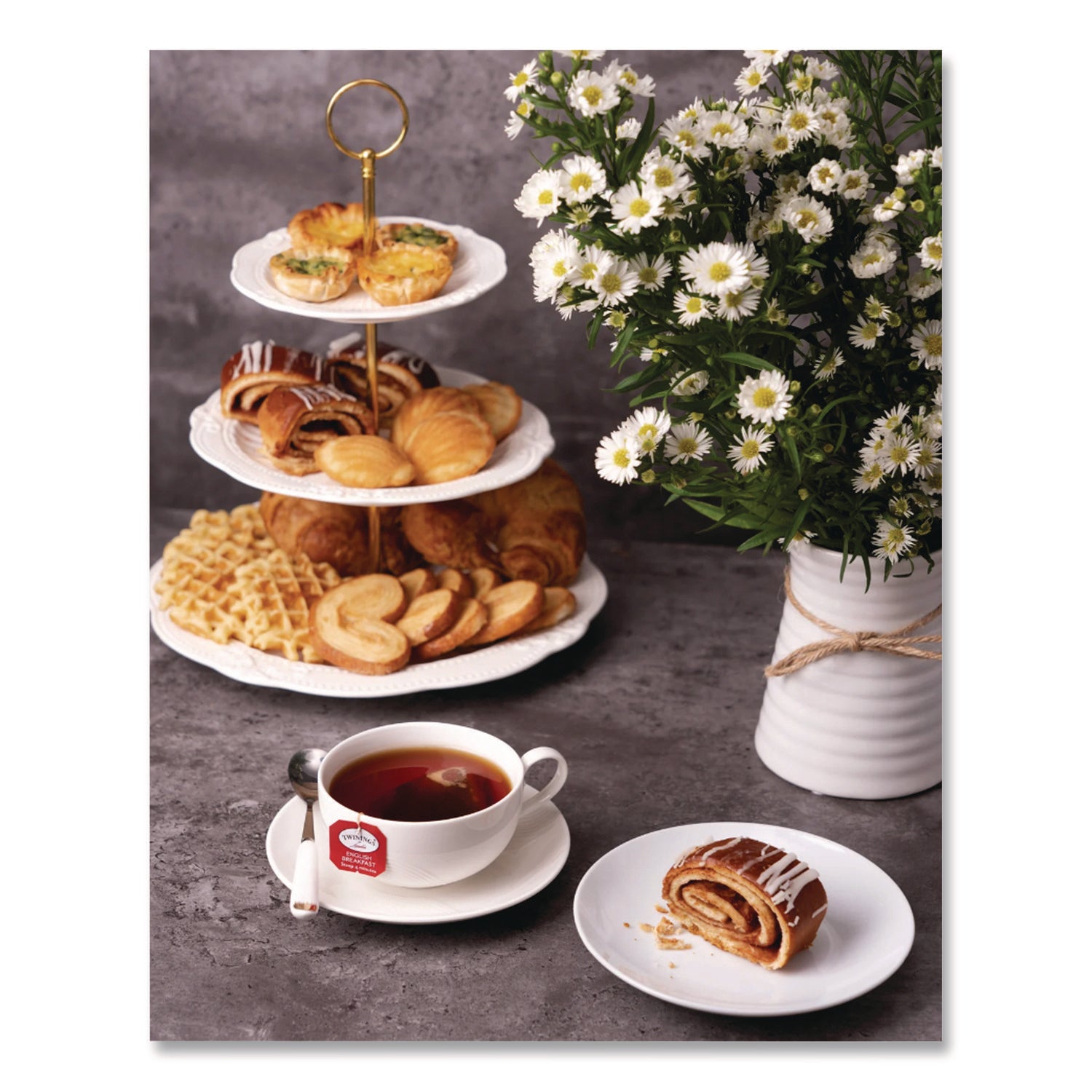Tea Bags, English Breakfast, 3.53 oz, 50/Box
