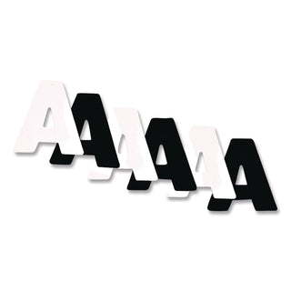 Black and White Poster Letters and Numbers, 10"h, 310/Pack
