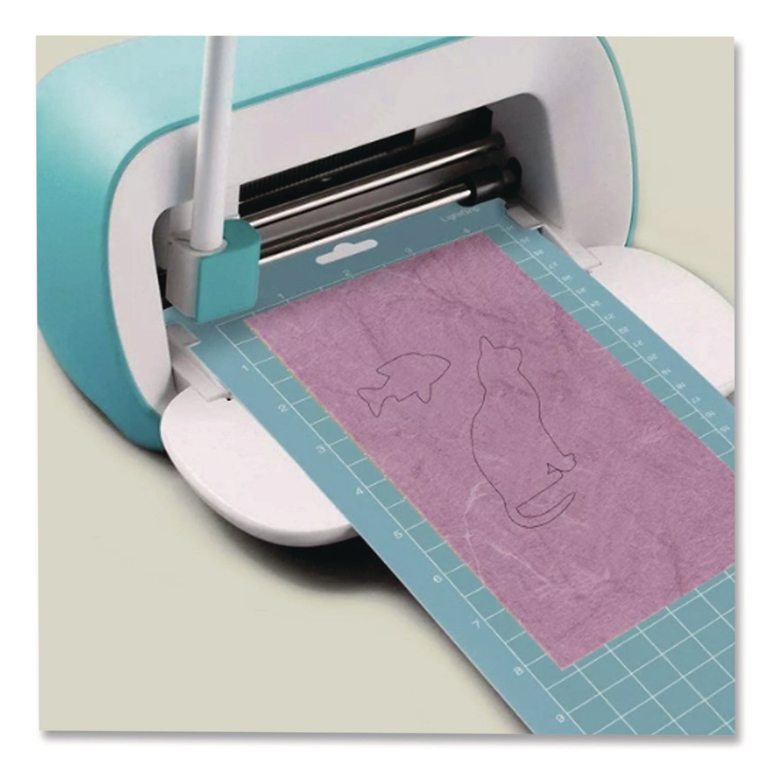 Joy LightGrip Machine Mat, 4.5 x 12, Blue