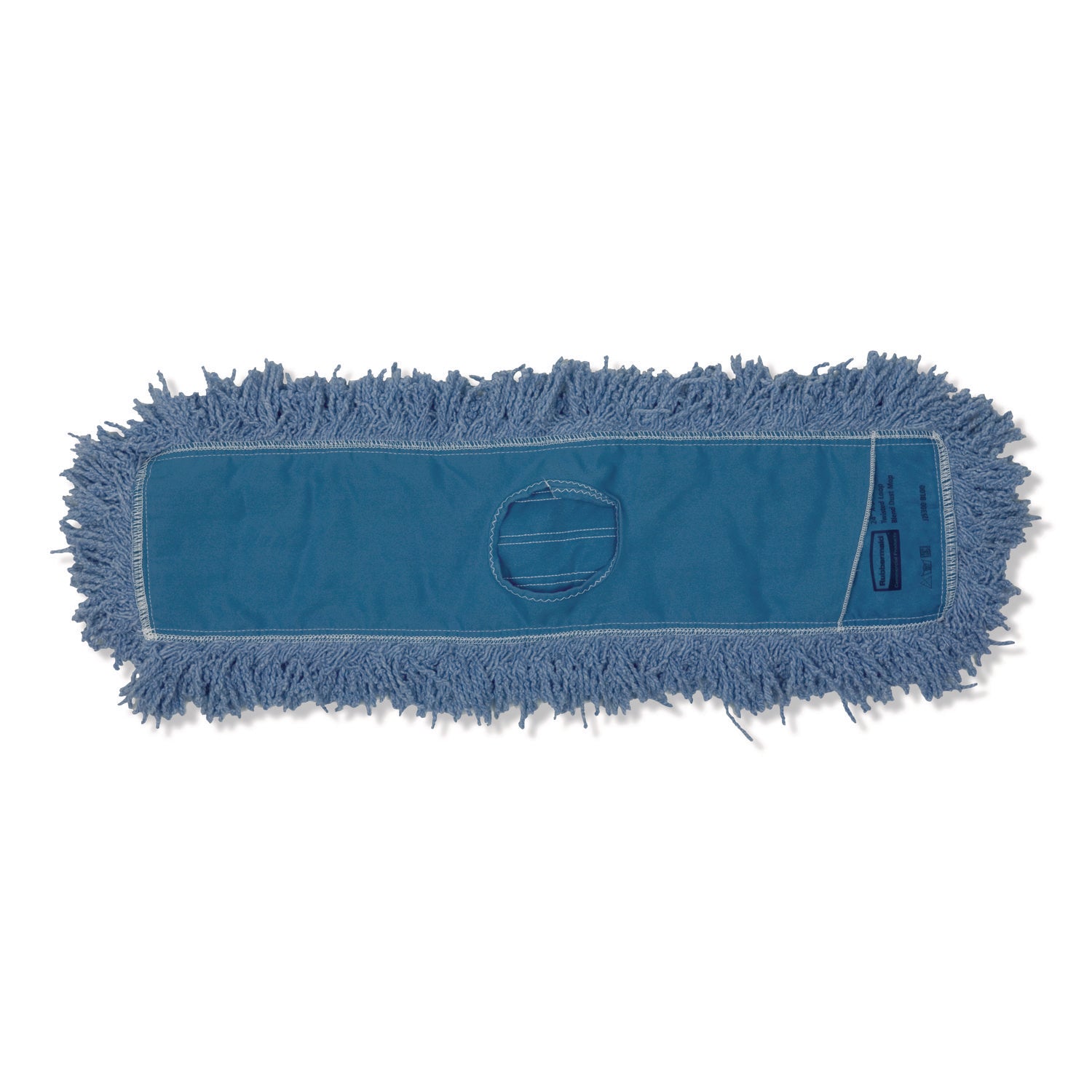 Twisted Loop Blend Dust Mop, Polyester Yarn, 48", Blue, 12/Carton