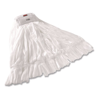 Disposable Mop, Nonwoven Fiber, #24, 5" Headband, White