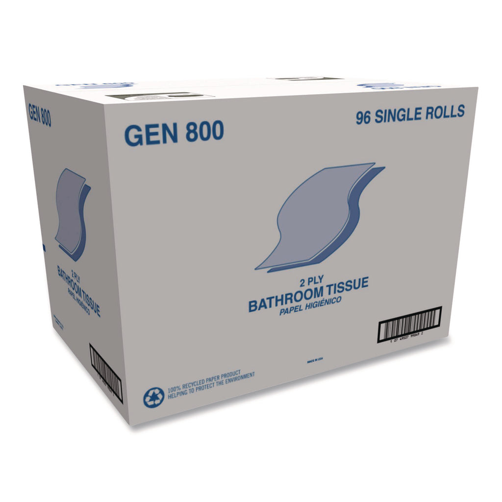 Bath Tissue, Septic Safe, 2-Ply, White, 420 Sheets/Roll, 96 Rolls/Carton