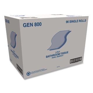 Bath Tissue, Septic Safe, 2-Ply, White, 420 Sheets/Roll, 96 Rolls/Carton