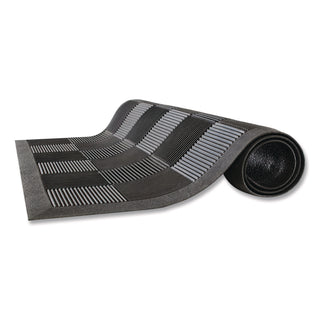 Parquet Wiper Scraper Mat, 36 x 60, Black