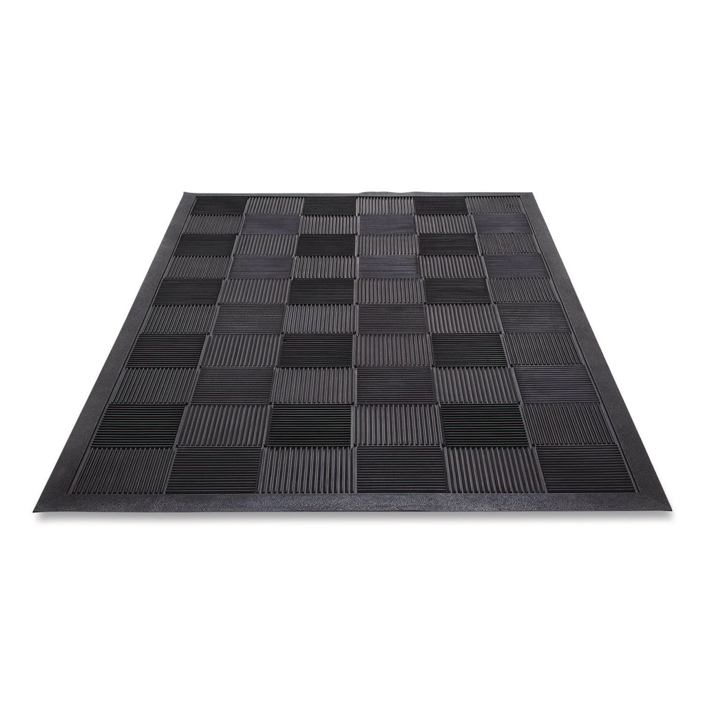 Parquet Wiper Scraper Mat, 36 x 60, Black
