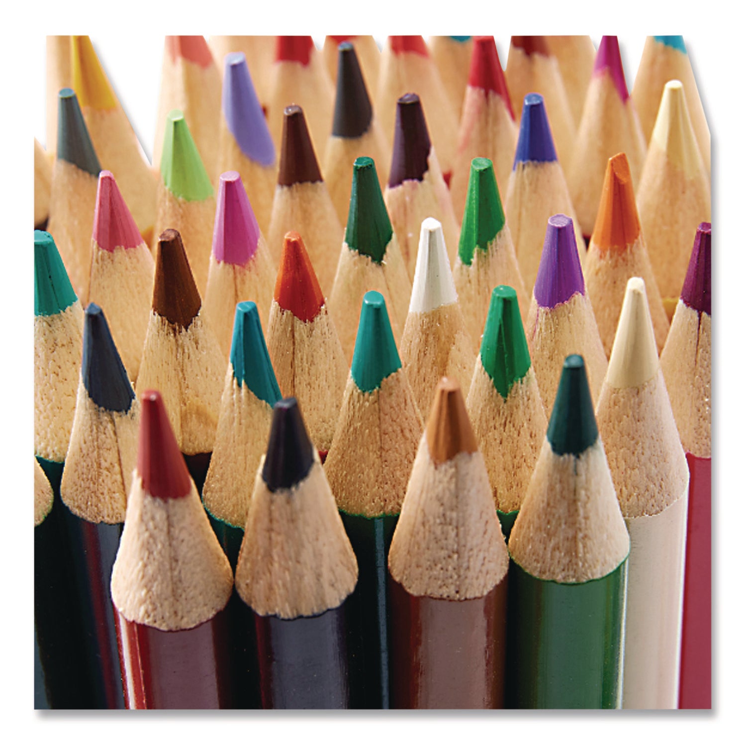 Colored Pencils, 36 Assorted Lead and Barrel Colors, 36/Box