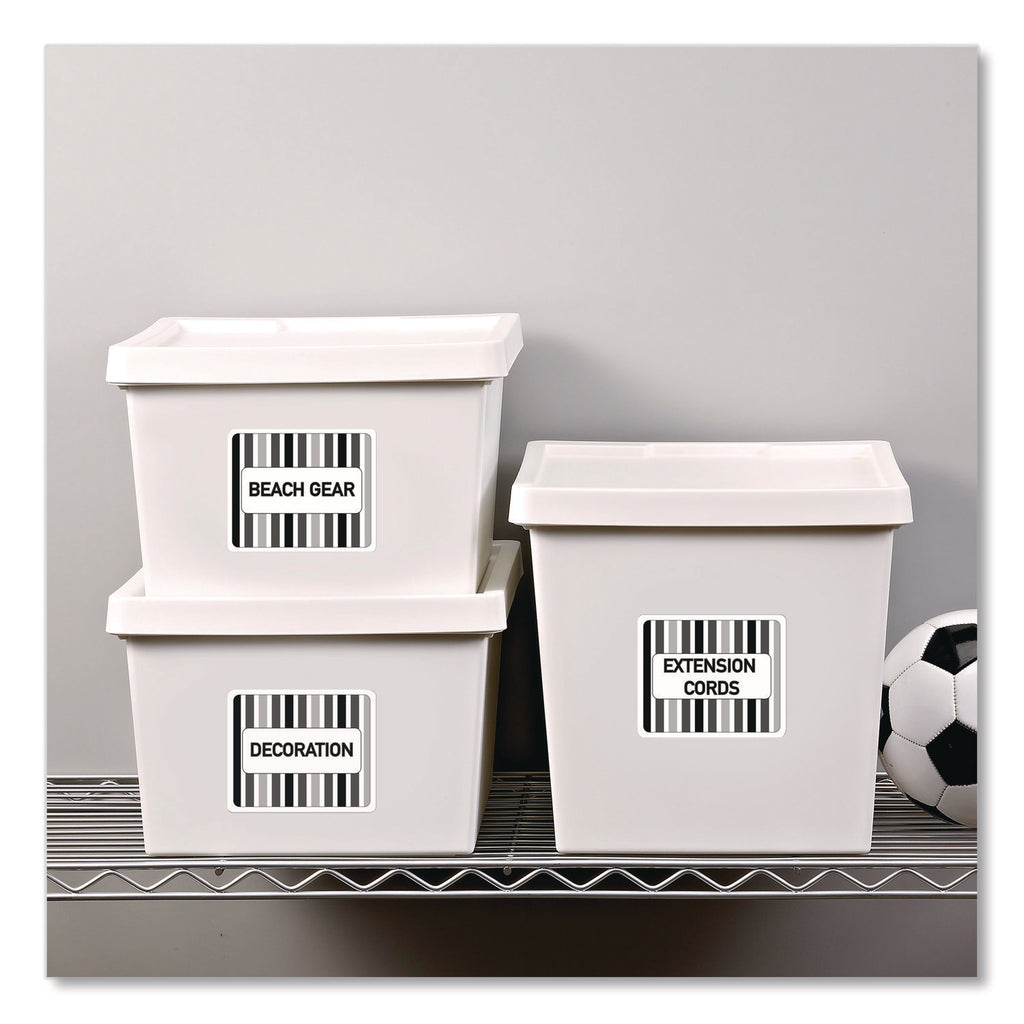 White Shipping Labels-Bulk Packs, Inkjet/Laser Printers, 3.33 x 4, White, 6/Sheet, 250 Sheets/Box