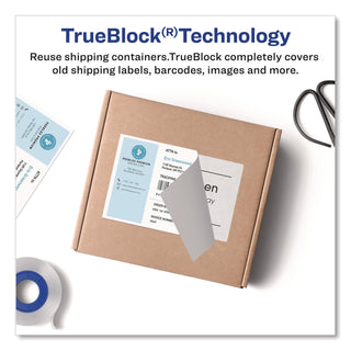 4 x 6 Shipping Labels with TrueBlock Technology, Inkjet/Laser Printers, 4 x 6, White, 20/Pack