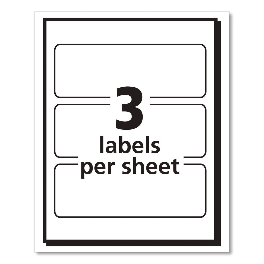 Removable Multi-Use Labels, Inkjet/Laser Printers, 1.5 x 4, White, 3/Sheet, 50 Sheets/Pack, (5452)