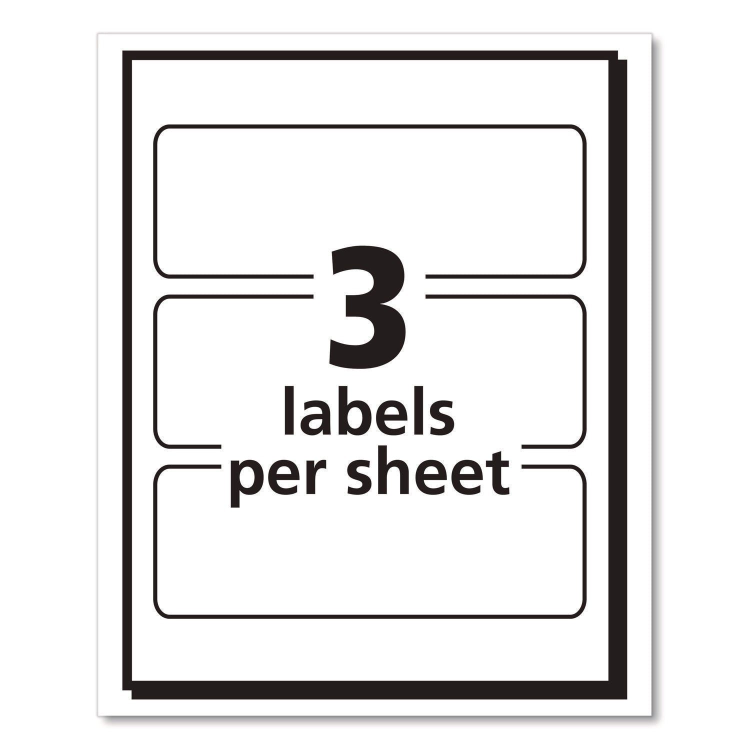 Removable Multi-Use Labels, Inkjet/Laser Printers, 1.5 x 4, White, 3/Sheet, 50 Sheets/Pack, (5452)
