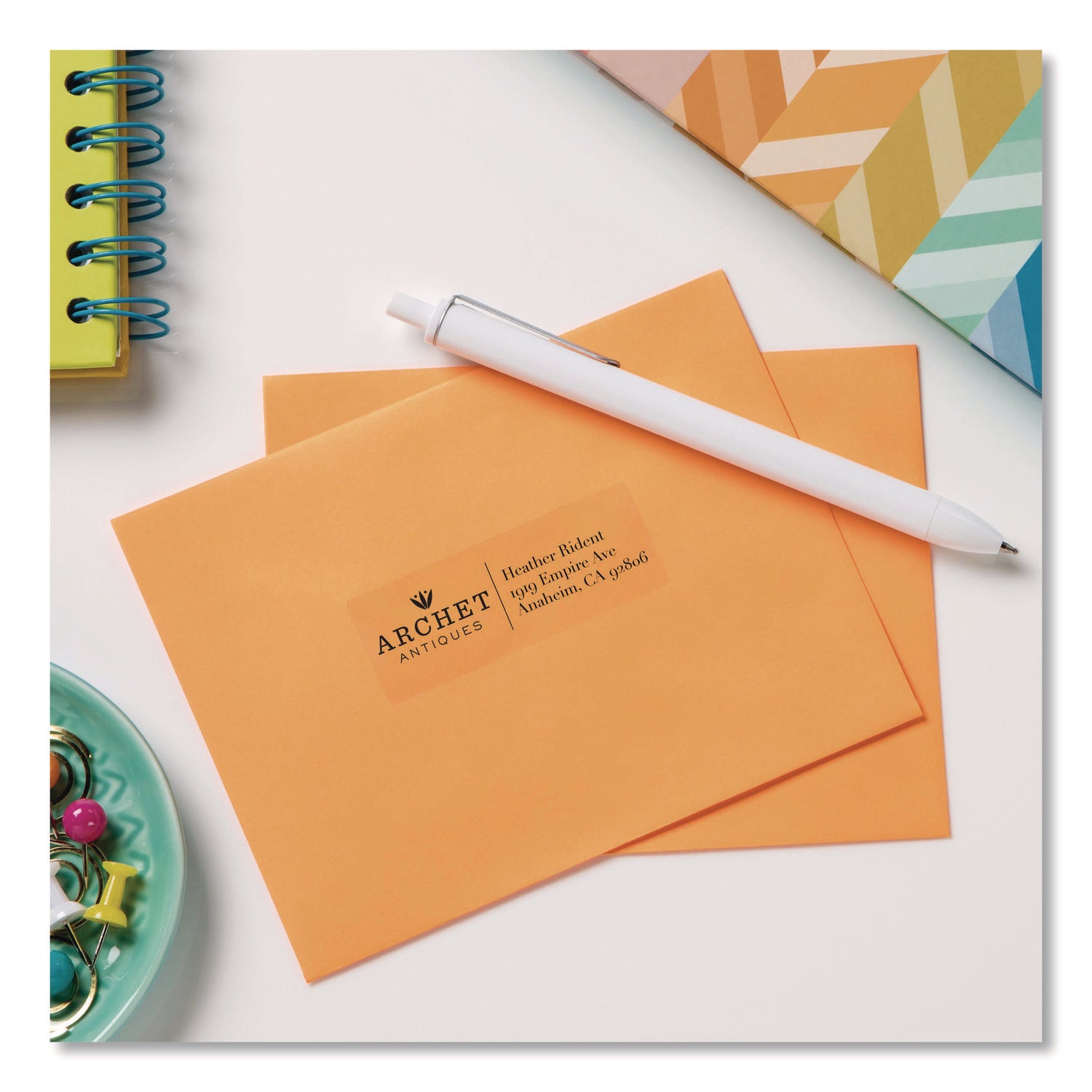 Glossy Clear Easy Peel Mailing Labels w/ Sure Feed Technology, Inkjet/Laser Printers, 1 x 2.63, 30/Sheet, 10 Sheets/Pack
