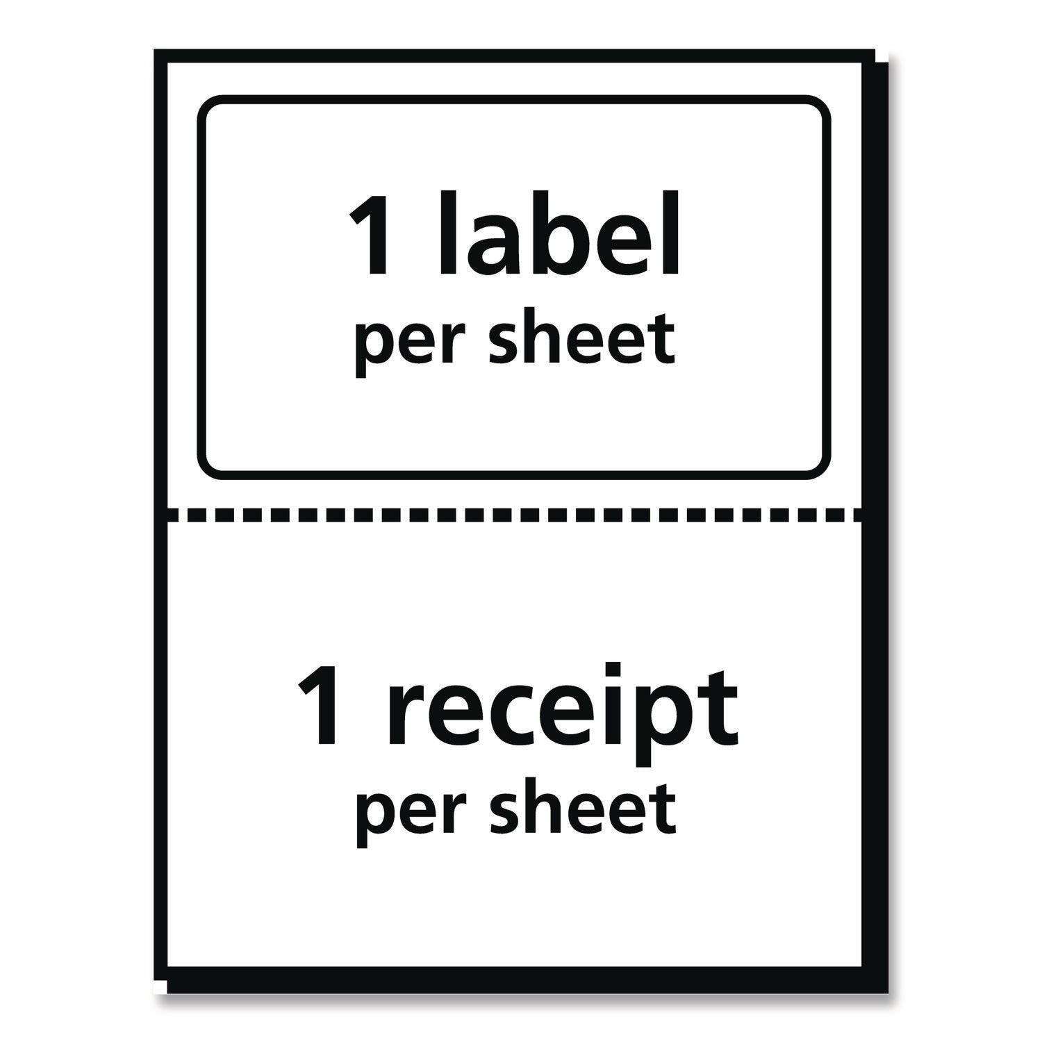 Shipping Labels with TrueBlock Technology, Inkjet Printers, 5.06 x 7.62, White, 25 Sheets/Pack