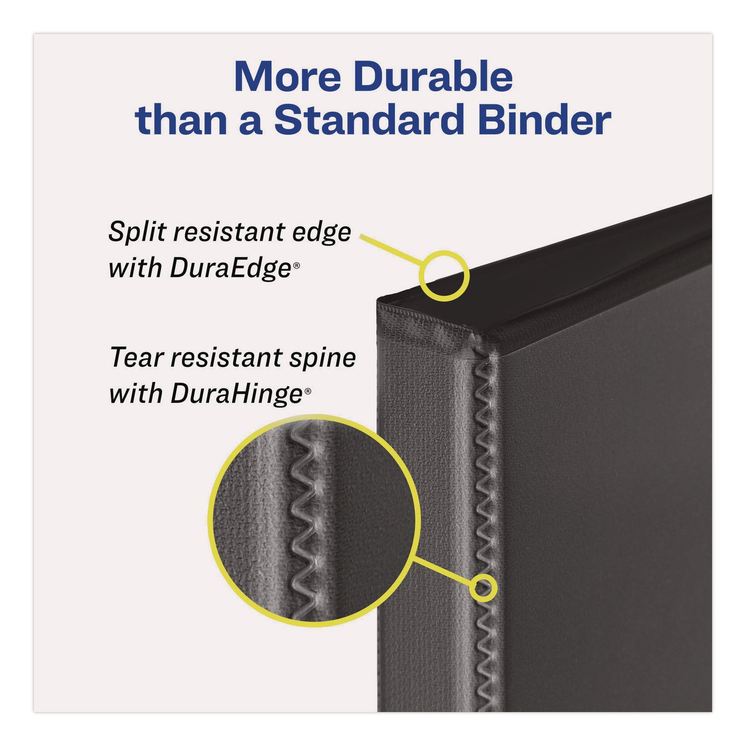 Mini Size Protect and Store View Binder with Round Rings, 3 Rings, 1" Capacity, 8.5 x 5.5, Blue