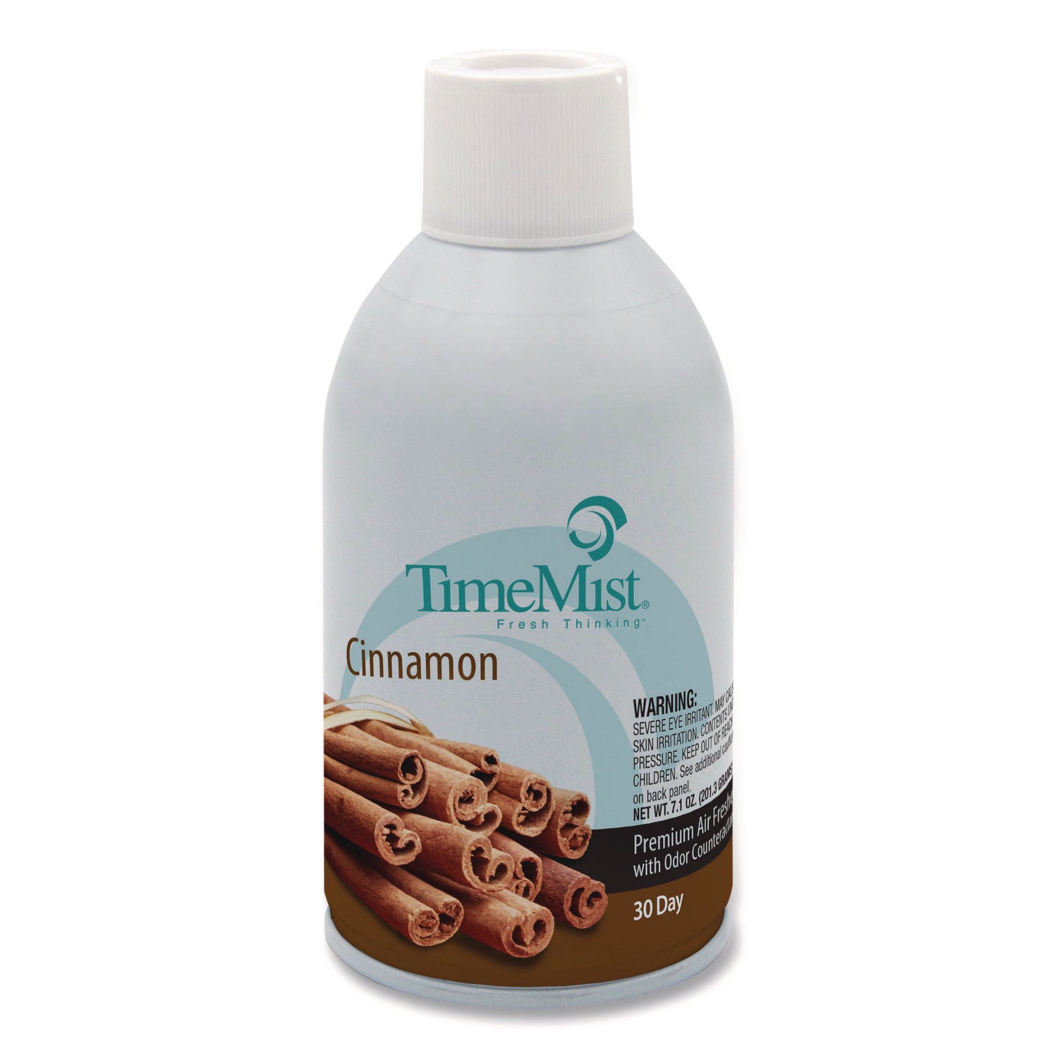 Premium Metered Air Freshener Refill, Cinnamon, 6.6 oz Aerosol Spray, 12/Carton