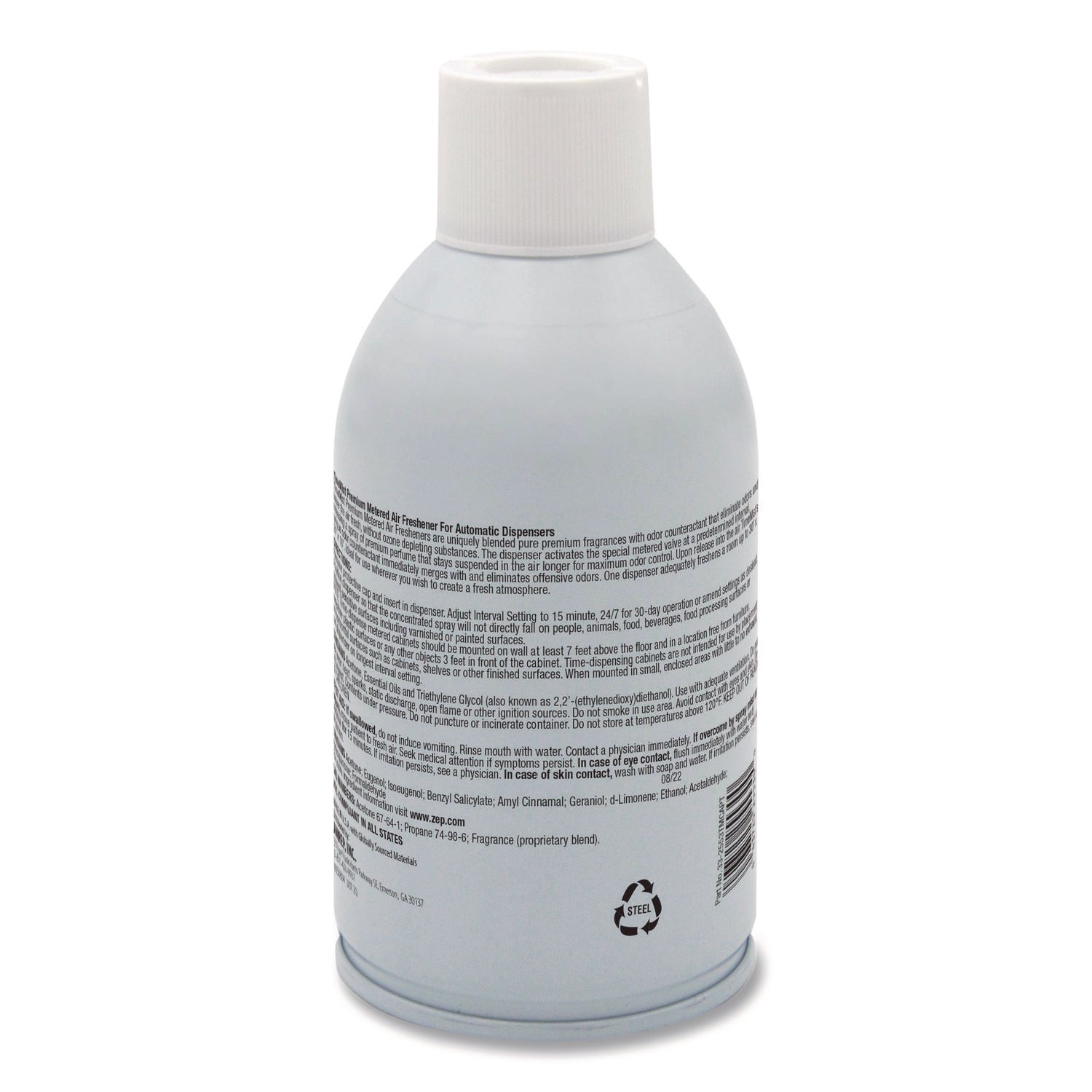 Premium Metered Air Freshener Refill, Spring Flowers, 6.6 oz Aerosol Spray