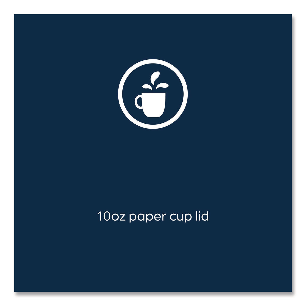 Flavia 10 oz Hot Beverage Paper Cup Lids - 1000 / Carton - White - Paper - Beverage, Hot Drink