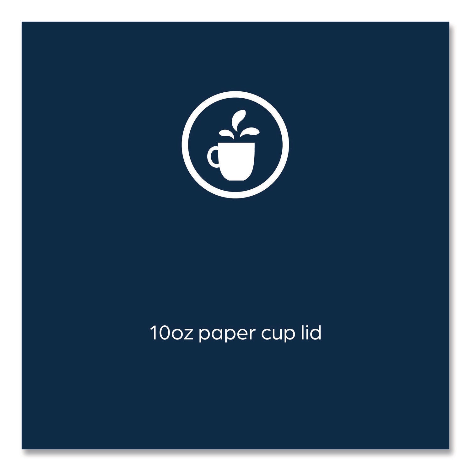 Flavia 10 oz Hot Beverage Paper Cup Lids - 1000 / Carton - White - Paper - Beverage, Hot Drink