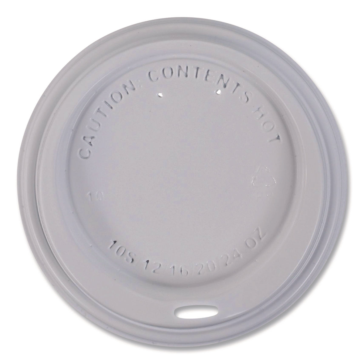 Flavia 10 oz Hot Beverage Paper Cup Lids - 1000 / Carton - White - Paper - Beverage, Hot Drink